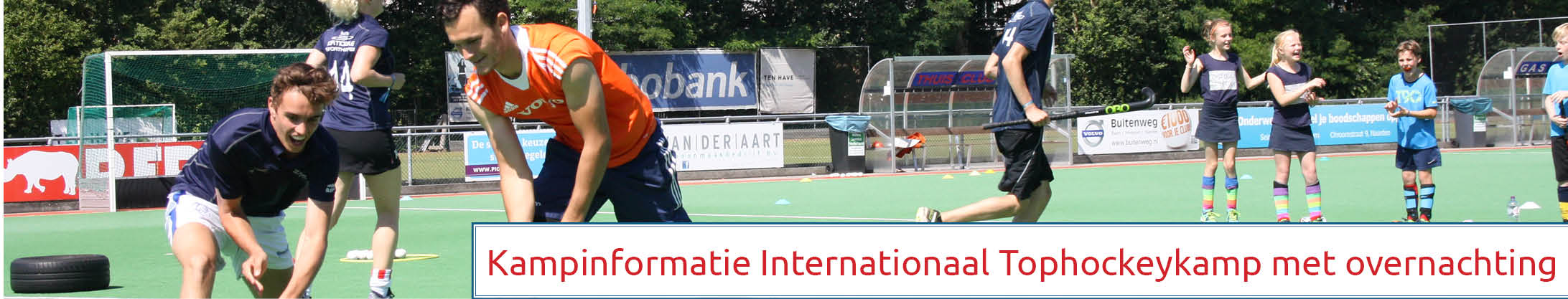 internationaal Tophockeykamp Larensche MHC met overnachting